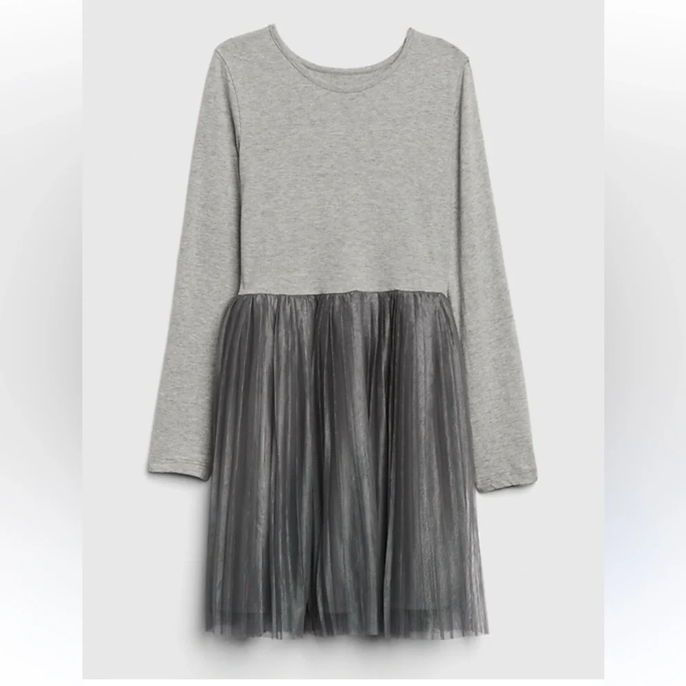 GAP  Girls‎ Long Sleeve Mix Fabric Dress in an XXL- worn a few times.